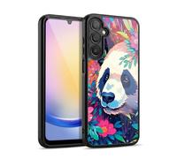 Head Case Designs Officially Licensed Michael David Ward Panda Animals Gel Armour Case [Military Grade Protection] Compatible With Samsung Galaxy A25 5G