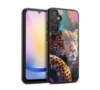 Head Case Designs Officially Licensed Michael David Ward Reclining Leopard Animals Gel Armour Case [Military Grade Protection] Compatible With Samsung Galaxy A25 5G
