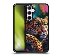 Head Case Designs Officially Licensed Michael David Ward Reclining Leopard Animals Gel Armour Case [Military Grade Protection] Compatible With Samsung Galaxy A35 5G