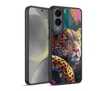 Head Case Designs Officially Licensed Michael David Ward Reclining Leopard Animals Gel Armour Case [Military Grade Protection] Compatible With Samsung Galaxy S25 Edge