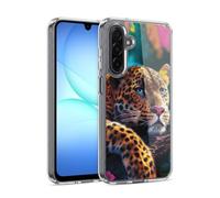 Head Case Designs Officially Licensed Michael David Ward Reclining Leopard Animals Gel Case [Military Grade Protection] Compatible With Samsung Galaxy A17 4G / 5G