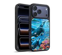 Head Case Designs Officially Licensed Michael David Ward Sea Tales Animals Gel Armour Case [Military Grade Protection] Compatible With Apple iPhone 17 Pro