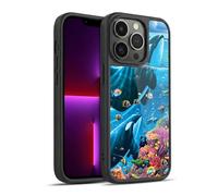 Head Case Designs Officially Licensed Michael David Ward Sea Tales Animals Gel Armour Case [Military Grade Protection] Compatible With Apple iPhone 13 Pro