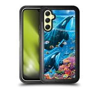 Head Case Designs Officially Licensed Michael David Ward Sea Tales Animals Ultra-Armoured Shockproof Case [Military Grade Protection] Compatible With Samsung Galaxy A34 5G