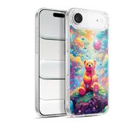 Head Case Designs Officially Licensed Michael David Ward Teddy Bear In Wonderland Psychedelic Art Gel Case [Military Grade Protection] Compatible with Apple iPhone 17 Air and Compatible with MagSafe