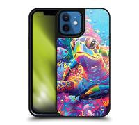 Head Case Designs Officially Licensed Michael David Ward Turtle Magic Animals Gel Armour Case [Military Grade Protection] Compatible With Apple iPhone 12 / iPhone 12 Pro