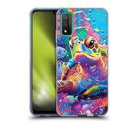 Head Case Designs Officially Licensed Michael David Ward Turtle Magic Animals Soft Gel Case Compatible With Huawei P Smart (2020)