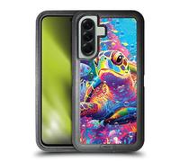 Head Case Designs Officially Licensed Michael David Ward Turtle Magic Animals Ultra-Armoured Shockproof Case [Military Grade Protection] Compatible With Samsung Galaxy A56 5G