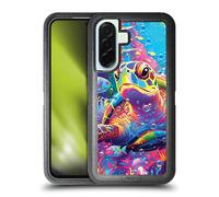 Head Case Designs Officially Licensed Michael David Ward Turtle Magic Animals Ultra-Armoured Shockproof Case [Military Grade Protection] Compatible With Samsung Galaxy A36 5G