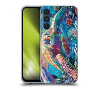 Head Case Designs Officially Licensed Michael David Ward Turtle Magic Psychedelic Art Gel Case [Military Grade Protection] Compatible With Samsung Galaxy A15