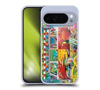 Head Case Designs Officially Licensed Michael David Ward Van Life Frog Psychedelic Art Gel Case [Military Grade Protection] Compatible with Google Pixel 10 Pro XL and Compatible with MagSafe
