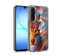 Head Case Designs Officially Licensed Michael David Ward Wolf Animals Gel Case [Military Grade Protection] Compatible With Samsung Galaxy A17 4G / 5G