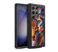 Head Case Designs Officially Licensed Michael David Ward Wolf Animals Ultra-Armoured Shockproof Case [Military Grade Protection] Compatible With Samsung Galaxy S23 Ultra 5G