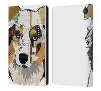 Head Case Designs Officially Licensed Michel Keck Australian Shepherd Dogs 3 Leather Wallet Case Compatible With Amazon Fire 7 2022