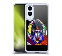 Head Case Designs Officially Licensed Michel Keck Baboon Animal Collage Gel Case [Military Grade Protection] Compatible With Samsung Galaxy S25 Edge