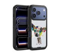 Head Case Designs Officially Licensed Michel Keck Chihuahua 2 Dogs 3 Ultra-Armoured Shockproof Case [Military Grade Protection] Compatible With Apple iPhone 17 Pro