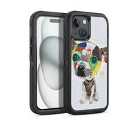Head Case Designs Officially Licensed Michel Keck Chihuahua 2 Dogs 3 Ultra-Armoured Shockproof Case [Military Grade Protection] Compatible With Apple iPhone 15