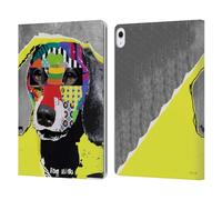 Head Case Designs Officially Licensed Michel Keck Dachshund Dogs 4 Leather Wallet Case Compatible With Apple iPad Air 13 2024/2025
