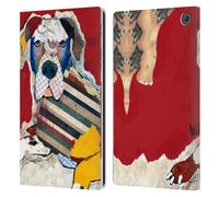 Head Case Designs Officially Licensed Michel Keck Great Dane Dogs 2 Leather Wallet Case Compatible With Amazon Fire Max 11 2023