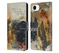Head Case Designs Officially Licensed Michel Keck Hebrews Religious Abstract Leather Wallet Case Compatible With Apple iPhone 16e