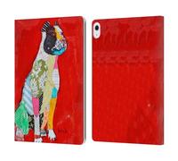 Head Case Designs Officially Licensed Michel Keck Pitbull Dogs 4 Leather Wallet Case Compatible With Apple iPad Air 13 2024/2025