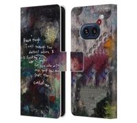 Head Case Designs Officially Licensed Michel Keck Psalm 4 Religious Abstract Leather Wallet Case Compatible With Nothing Phone (2a)