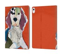 Head Case Designs Officially Licensed Michel Keck Welsh Springer Spaniel Dogs 2 Leather Wallet Case Compatible With Apple iPad Air 13 2024/2025