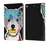 Head Case Designs Officially Licensed Michel Keck Westie Dogs 3 Leather Wallet Case Compatible With Apple iPad 10.2 2019/2020/2021