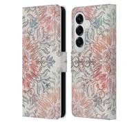 Head Case Designs Officially Licensed Micklyn Le Feuvre Autumn Spice Mandala Leather Wallet Case Compatible With Samsung Galaxy S26
