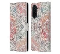 Head Case Designs Officially Licensed Micklyn Le Feuvre Autumn Spice Mandala Leather Wallet Case Compatible With Samsung Galaxy A36 5G