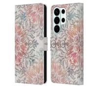 Head Case Designs Officially Licensed Micklyn Le Feuvre Autumn Spice Mandala Leather Wallet Case Compatible With Samsung Galaxy S26 Ultra