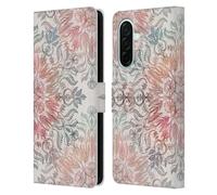 Head Case Designs Officially Licensed Micklyn Le Feuvre Autumn Spice Mandala Leather Wallet Case Compatible With Samsung Galaxy A26 5G