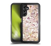Head Case Designs Officially Licensed Micklyn Le Feuvre Dusty Rose And Coral Art Deco Marbling Pattern Marble Patterns Ultra-Armoured Shockproof Case Compatible With Samsung Galaxy A05s