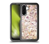 Head Case Designs Officially Licensed Micklyn Le Feuvre Dusty Rose And Coral Art Deco Marbling Pattern Marble Patterns Ultra-Armoured Shockproof Case Compatible With Samsung Galaxy A26 5G