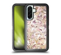 Head Case Designs Officially Licensed Micklyn Le Feuvre Dusty Rose And Coral Art Deco Marbling Pattern Marble Patterns Ultra-Armoured Shockproof Case Compatible With Samsung Galaxy A36 5G
