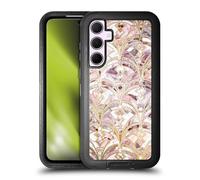 Head Case Designs Officially Licensed Micklyn Le Feuvre Dusty Rose And Coral Art Deco Marbling Pattern Marble Patterns Ultra-Armoured Shockproof Case Compatible With Samsung Galaxy A35 5G