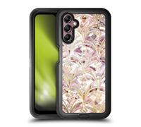 Head Case Designs Officially Licensed Micklyn Le Feuvre Dusty Rose And Coral Art Deco Marbling Pattern Marble Patterns Ultra-Armoured Shockproof Case Compatible With Samsung Galaxy A14 5G