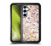 Head Case Designs Officially Licensed Micklyn Le Feuvre Dusty Rose And Coral Art Deco Marbling Pattern Marble Patterns Ultra-Armoured Shockproof Case Compatible With Samsung Galaxy A55 5G