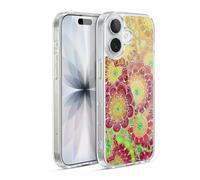 Head Case Designs Officially Licensed Micklyn Le Feuvre Flying East Florals 2 Gel Case [Military Grade Protection] Compatible with Apple iPhone 17 and Compatible with MagSafe