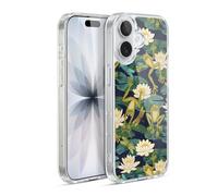 Head Case Designs Officially Licensed Micklyn Le Feuvre Frogs and Lilies Flora And Fauna Gel Case [Military Grade Protection] Compatible with Apple iPhone 17 and Compatible with MagSafe