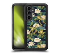 Head Case Designs Officially Licensed Micklyn Le Feuvre Frogs and Lilies Flora And Fauna Ultra-Armoured Shockproof Case [Military Grade Protection] Compatible With Samsung Galaxy S24+ 5G