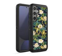 Head Case Designs Officially Licensed Micklyn Le Feuvre Frogs and Lilies Flora And Fauna Ultra-Armoured Shockproof Case [Military Grade Protection] Compatible With Samsung Galaxy S24 FE