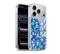 Head Case Designs Officially Licensed Micklyn Le Feuvre Grown Up Betty Blue Watercolour Floral Florals 2 Gel Case [Military Grade] Compatible with Apple iPhone 17 Pro and Compatible with MagSafe