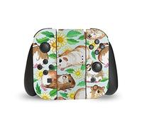 Head Case Designs Officially Licensed Micklyn Le Feuvre Guinea Pigs And Daisies In Watercolour On Mint Art Mix Vinyl Sticker Gaming Skin Decal Cover Compatible With Nintendo Switch Joy-Con Controller