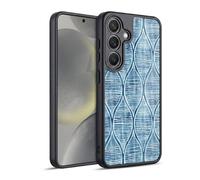 Head Case Designs Officially Licensed Micklyn Le Feuvre Hand Painted Blue White Pattern Flora And Fauna Gel Armour Case [Military Grade Protection] Compatible With Samsung Galaxy S24 5G