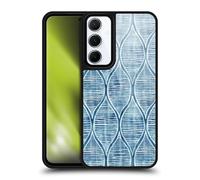 Head Case Designs Officially Licensed Micklyn Le Feuvre Hand Painted Blue White Pattern Flora And Fauna Gel Armour Case [Military Grade Protection] Compatible With Samsung Galaxy A55 5G