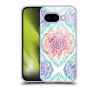 Head Case Designs Officially Licensed Micklyn Le Feuvre Indian Ink Rainbow Version Floral Patterns Gel Case [Military Grade Protection] Compatible With Google Pixel 9A