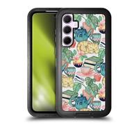 Head Case Designs Officially Licensed Micklyn Le Feuvre Lazy Afternoon A Chalk Pastel Illustration Patterns 2 Ultra-Armoured Shockproof Case [Military Grade] Compatible With Samsung Galaxy A35 5G