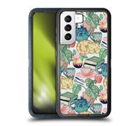 Head Case Designs Officially Licensed Micklyn Le Feuvre Lazy Afternoon A Chalk Pastel Illustration Patterns 2 Ultra-Armoured Shockproof Case [Military Grade] Compatible With Samsung Galaxy S21 5G