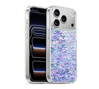 Head Case Designs Officially Licensed Micklyn Le Feuvre Mosaic In Amethyst And Lapis Lazuli Marble Patterns Gel Case [Military Grade] Compatible with Apple iPhone 17 Pro and Compatible with MagSafe